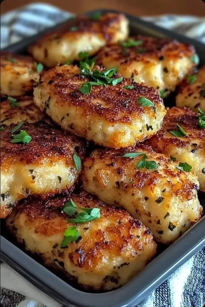 Crispy Chicken Fritters Recipe – A Delicious Way to Use Leftover Chicken