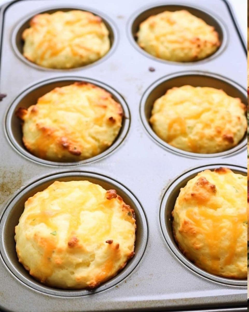Low Carb Biscuits in a Muffin Tin