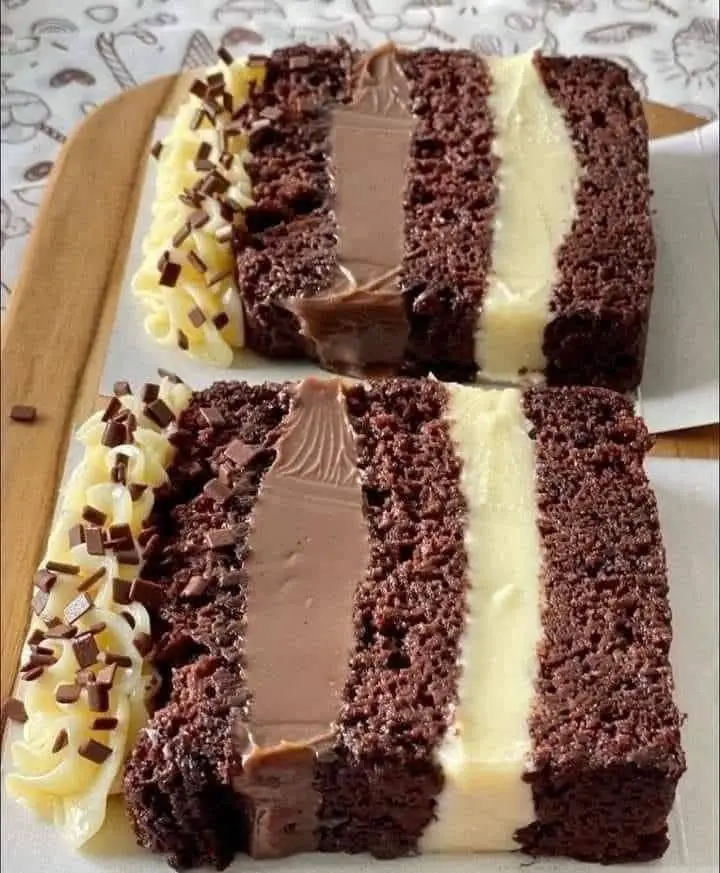 Chocolate Cake with Creamy Filling and Ganache (This One’s a Showstopper!)