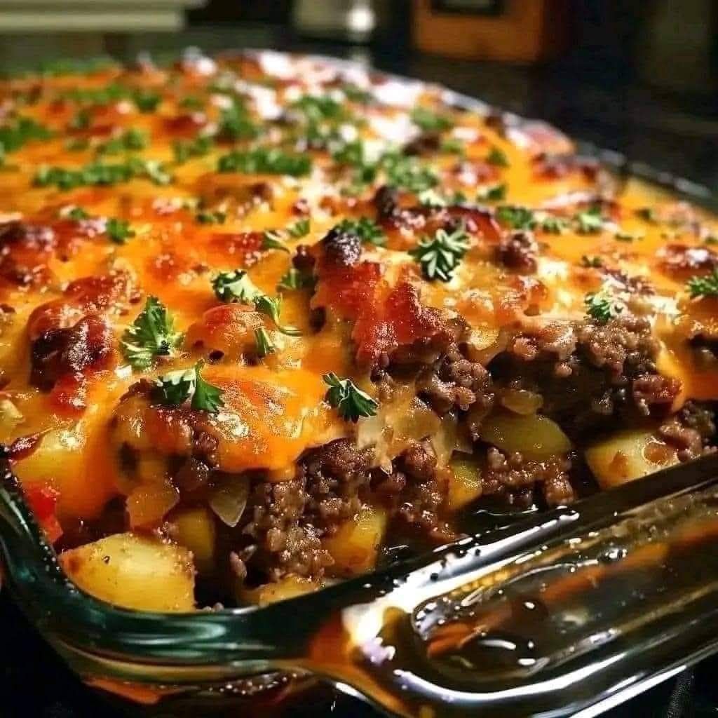Cowboy Steak and Potato Casserole