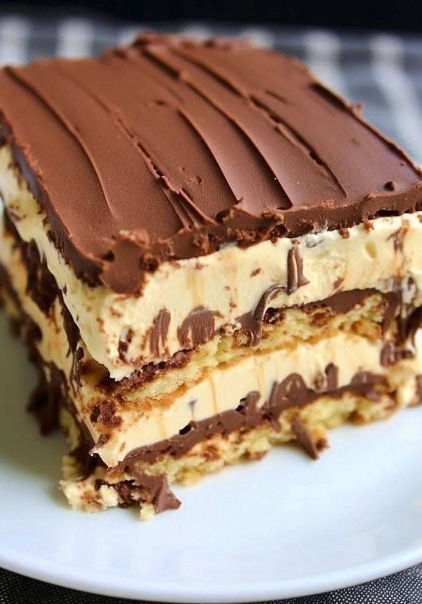 No-Bake Peanut Butter Eclair Cake (The Dessert That Always Steals the Show)
