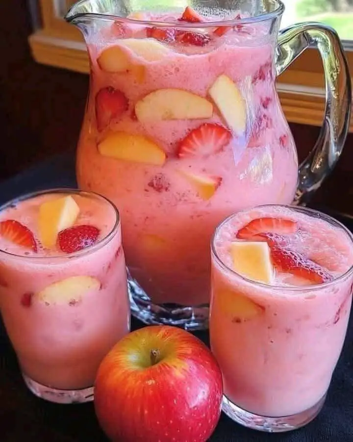 Creamy Strawberry Apple Punch Recipe That’ll Make Your Next Get-Together a Hit
