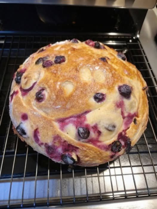 Blueberry Lemon Cream Cheese Sourdough Bread (Yep, It’s as Good as It Sounds)