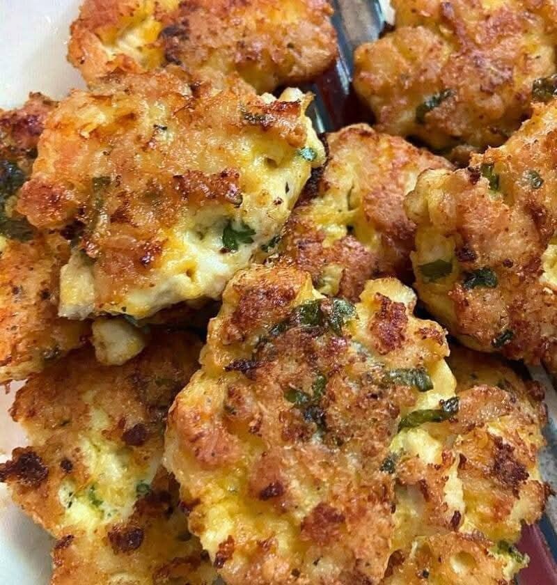 Cheesy Chicken Fritters That’ll Make You Forget About Takeout