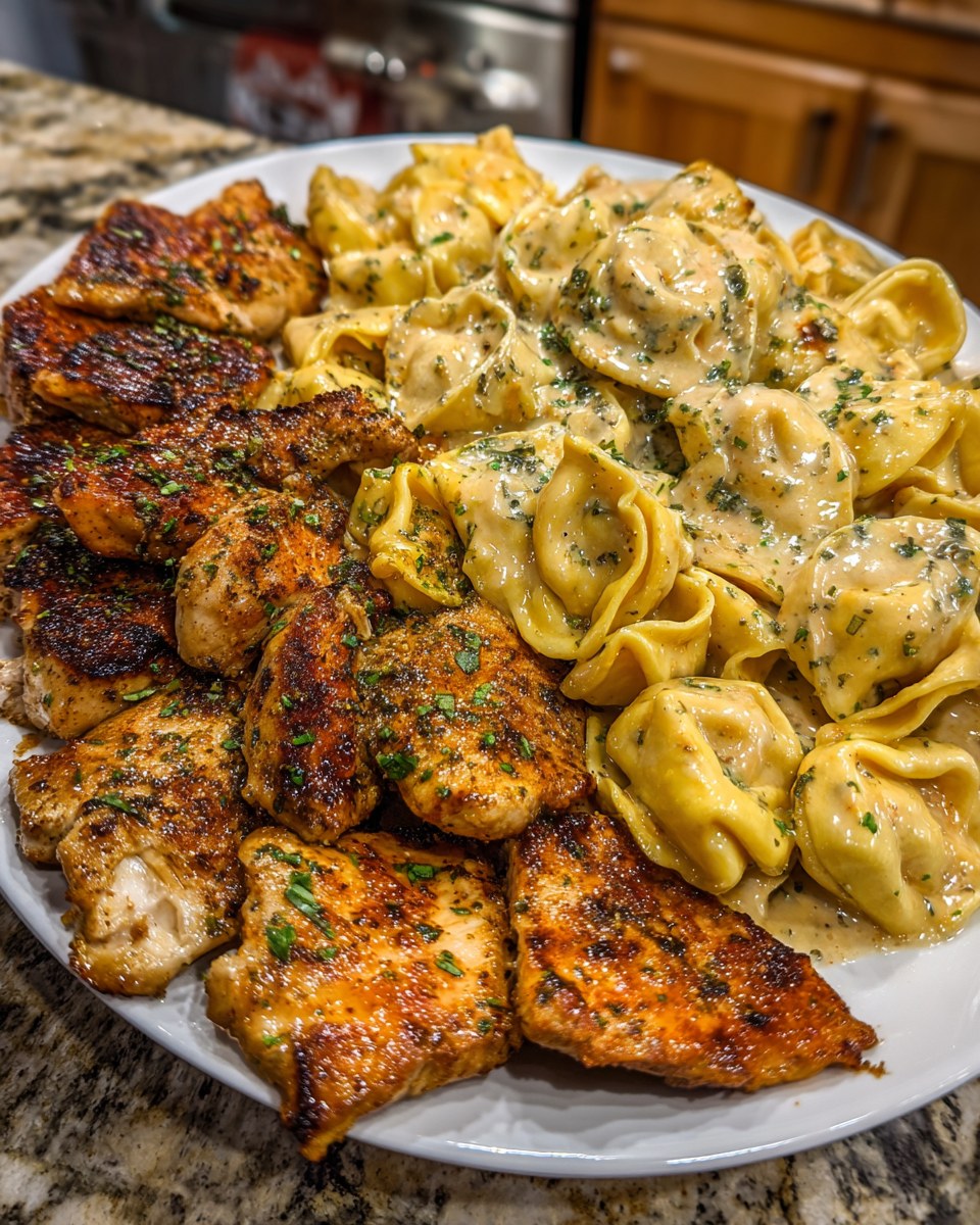Creamy Velveeta Chicken Tortellini with Mozzarella Garlic Sauce (Comfort in a Bowl)