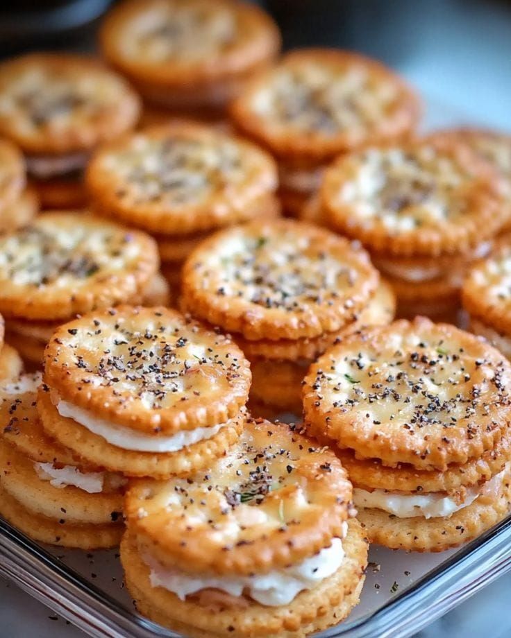 Ritz Cracker Party Sandwiches: The Bite-Sized App Everyone Wants