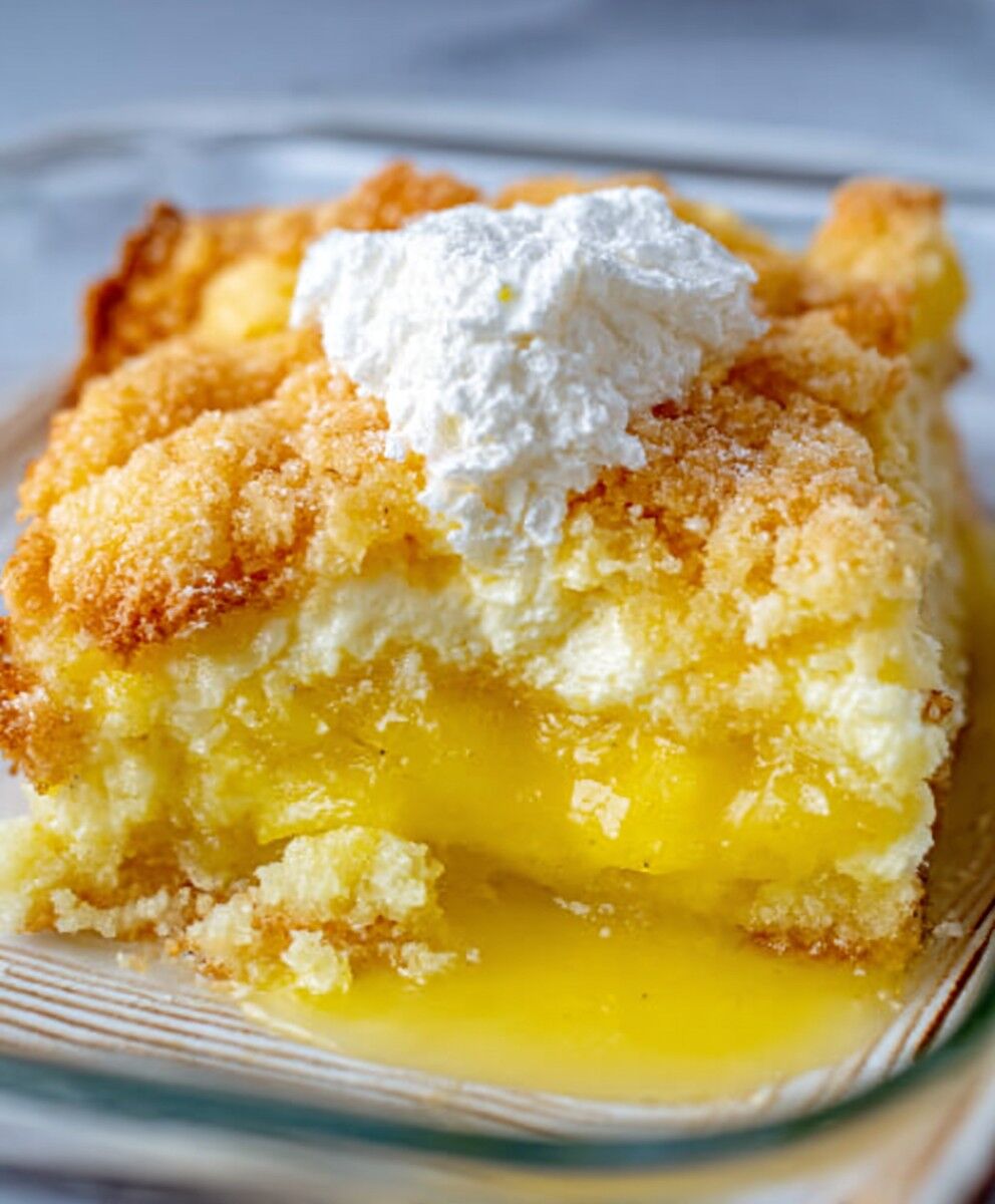 Lemon Cream Cheese Dump Cake (The Easiest Lemon Dessert Ever!)
