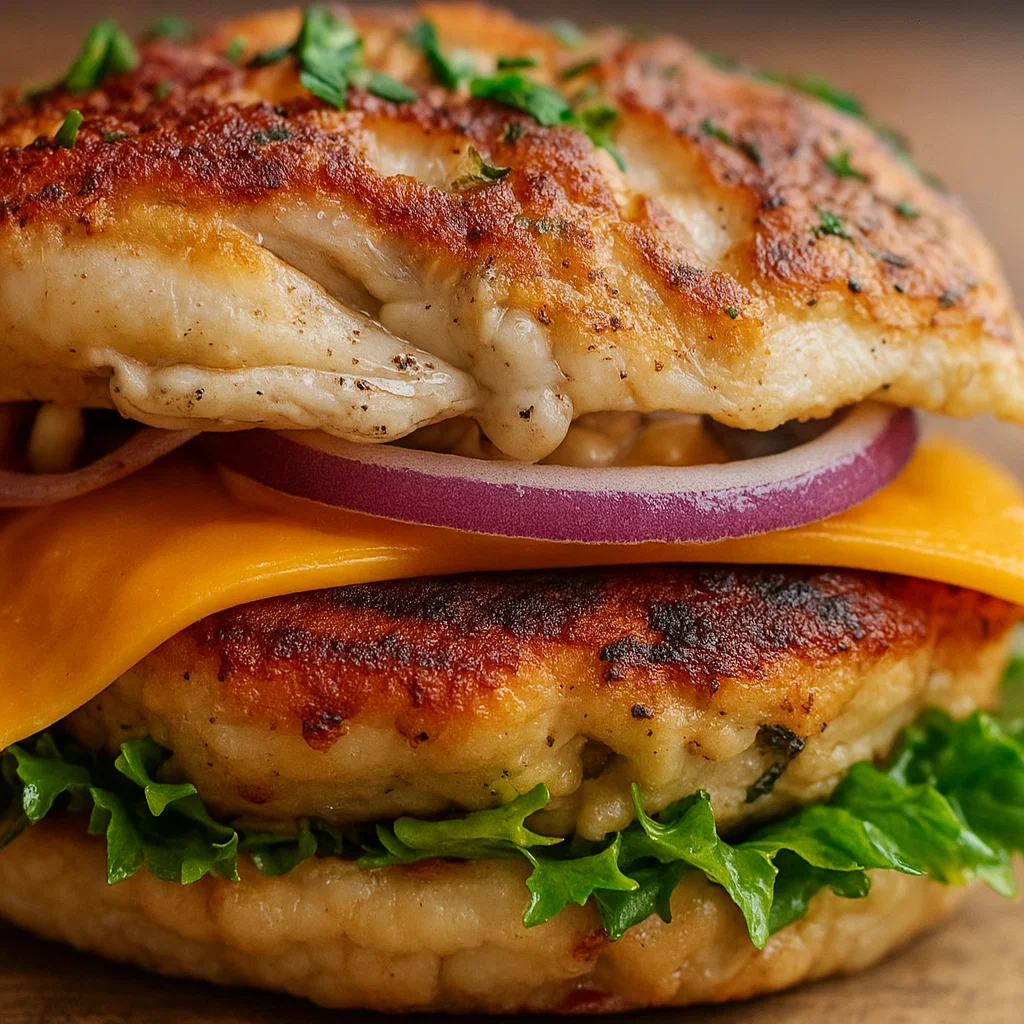 Cheddar Ranch Chicken Burgers Recipe (This One’s Seriously Good)