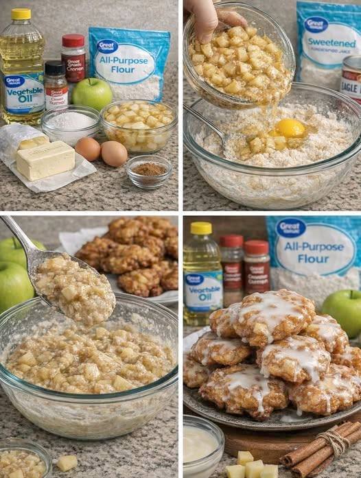 Irresistible Baked Apple Fritters (Easy Homemade Recipe Foodies Love)