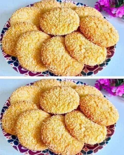 Coconut Cookies (Crispy Outside, Soft Inside)