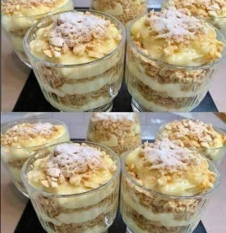 Napoleon in a Glass (Easy Layered French Dessert)